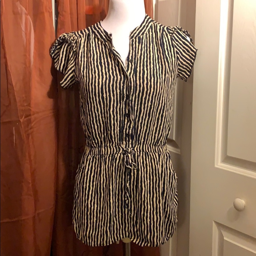 Stripes top with pockets